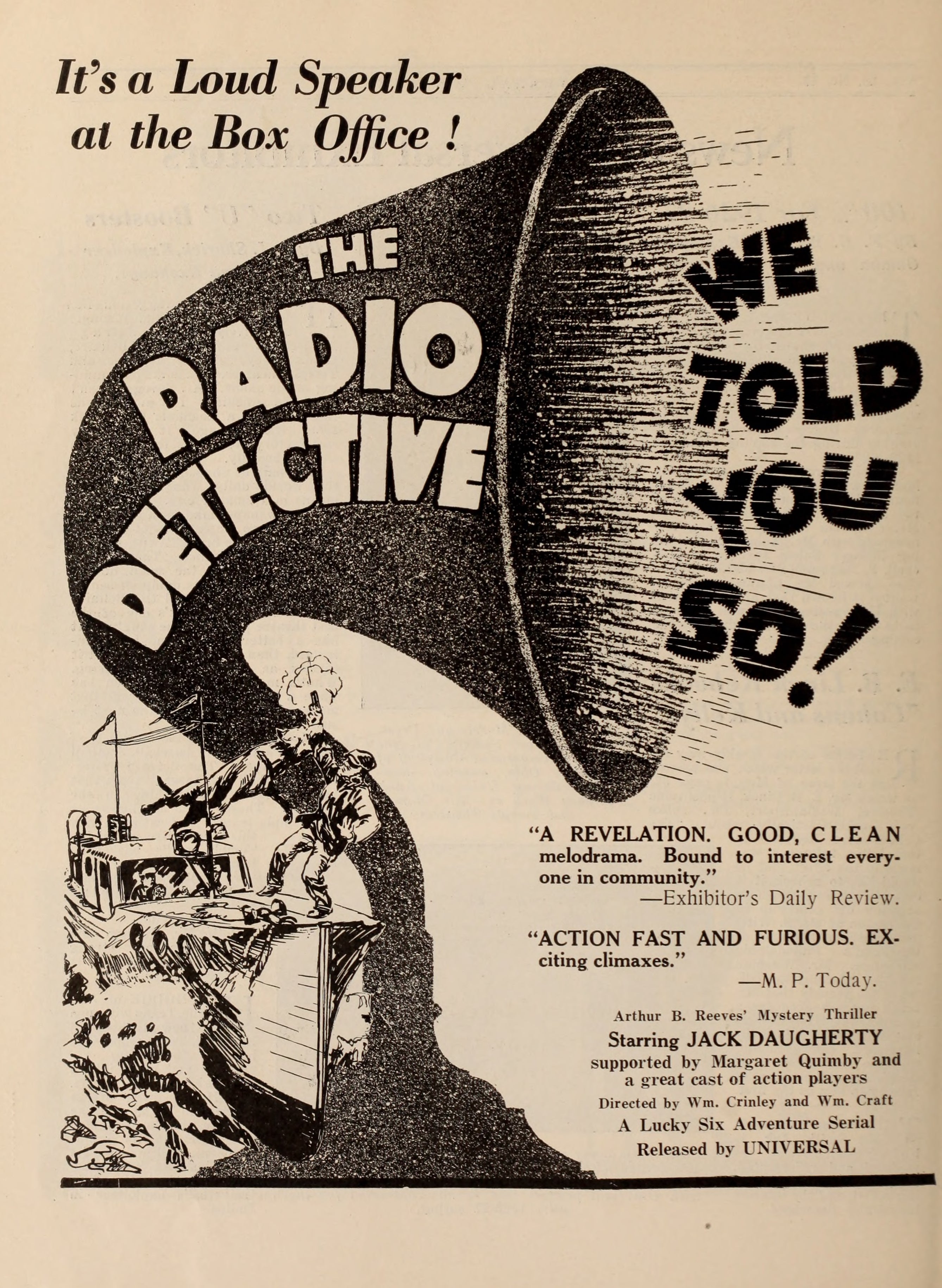 The Radio Detective (1926) | www.vintoz.com