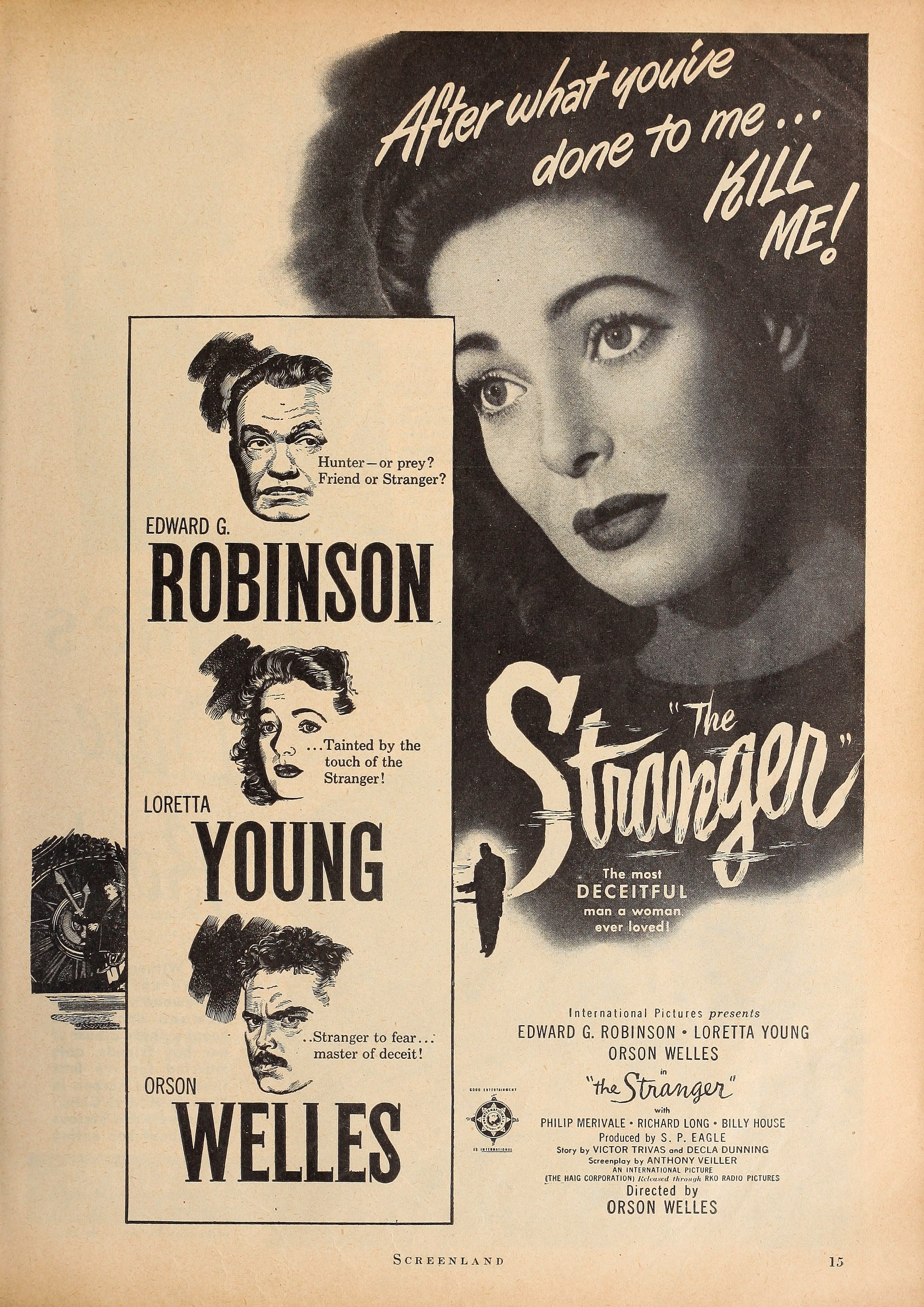 The Stranger (1946) | www.vintoz.com