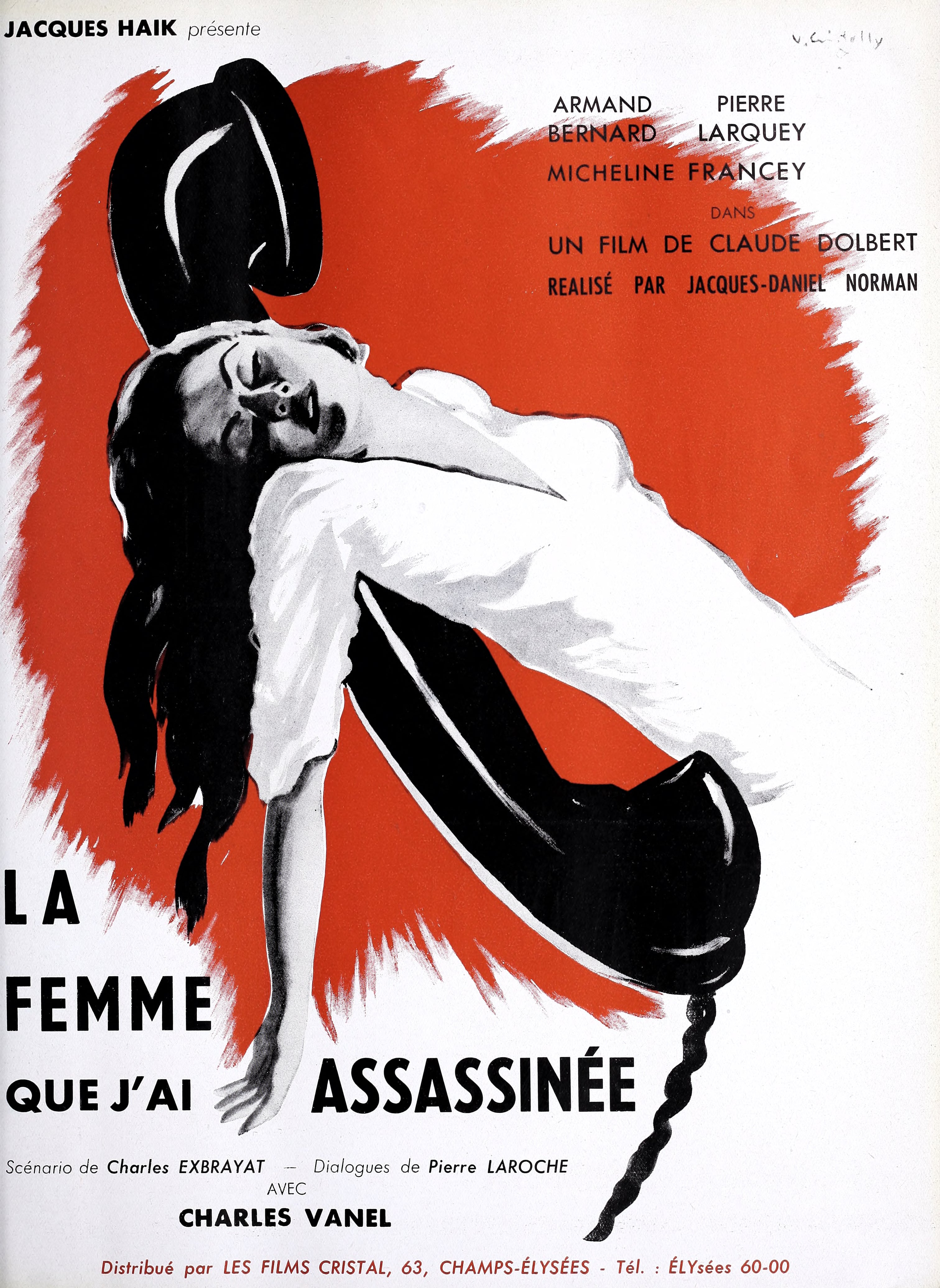 The Woman I Murdered (La femme que j'ai assassinée) (1948) | www.vintoz.com