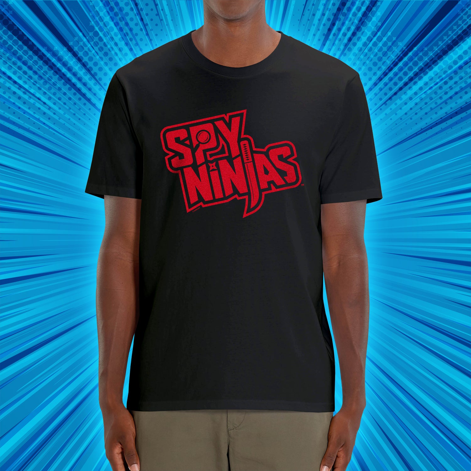 Spy Ninjas Girls T-Shirt S/S Ringer - White / Pink | Spy Ninjas Youth Large