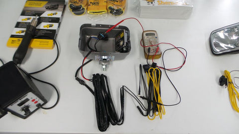 Testing wiring on IPF Australia 4WD Lights