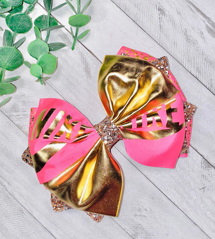 Floral GG Fashion Hairbow | Buy Hair Bow from BeChicBabyBoutique