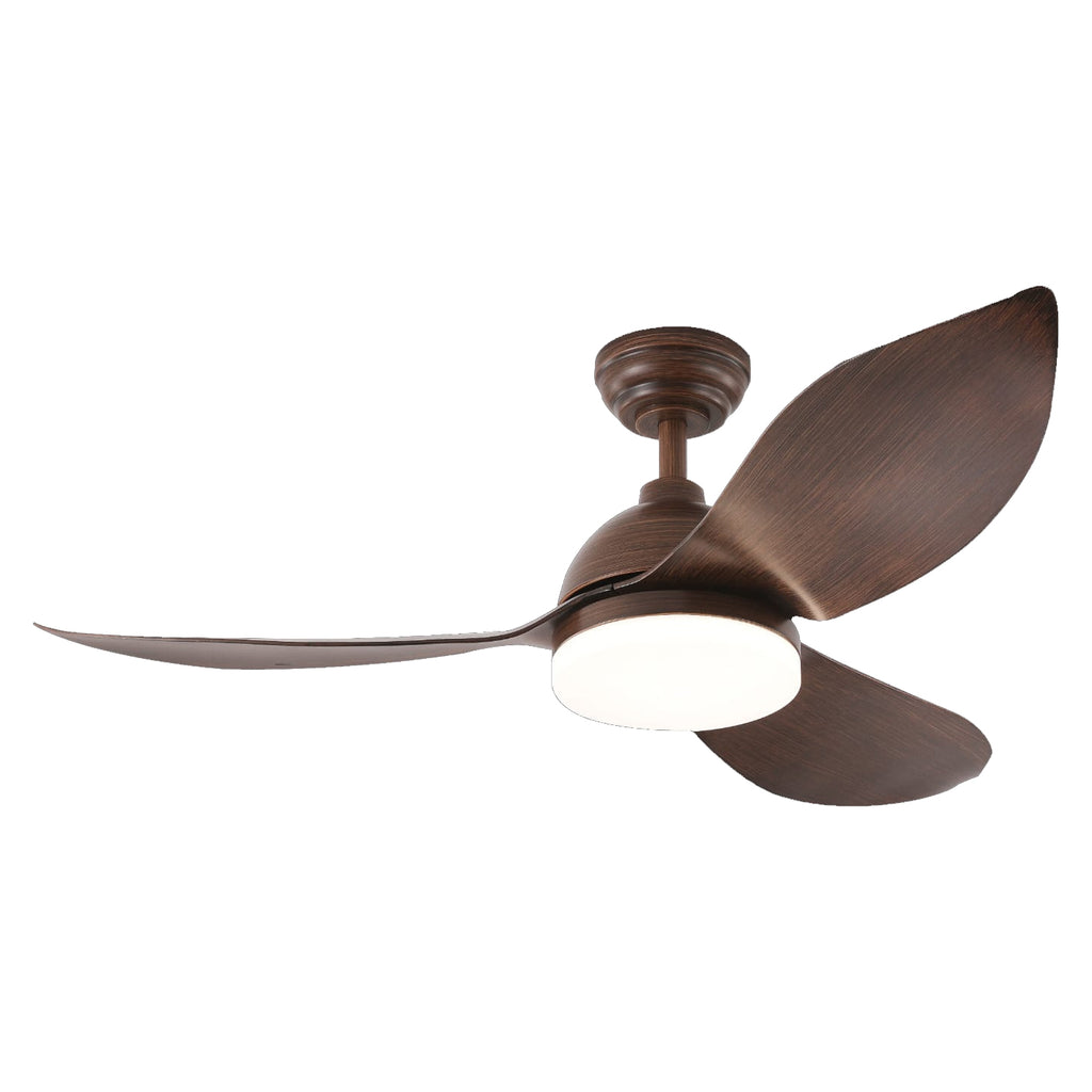 bronze ceiling fan with light