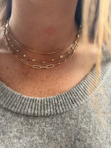 Repurposed Diamond Necklace - Alexis Jae Jewelry