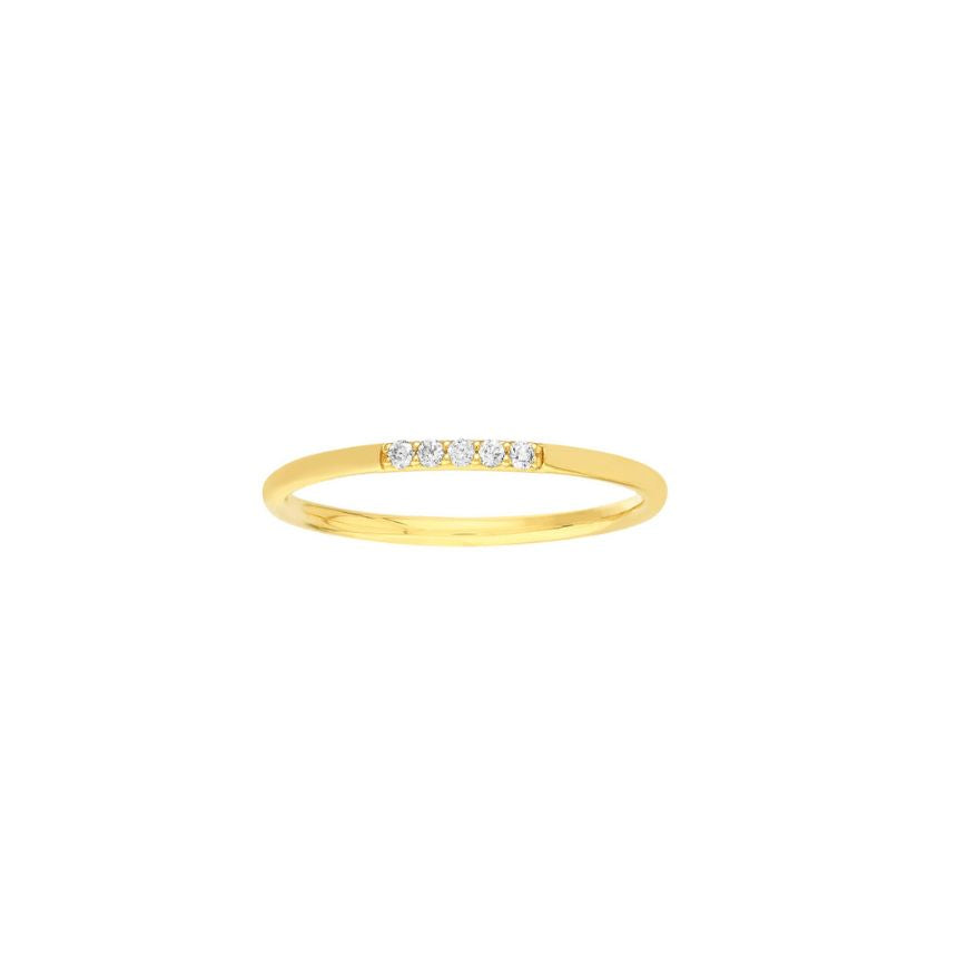 Skinny Diamond Band - Alexis Jae Jewelry product image