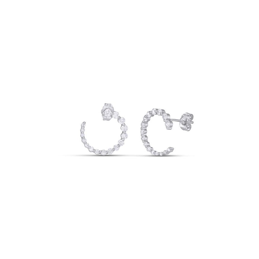 Color Merchants 14k White Gold ScrewBack Type Replacement Earring Backs  for 07mm Posts 1 Pair E4279SBW  Morgan Jewelers