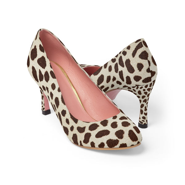 leopard skin high heels