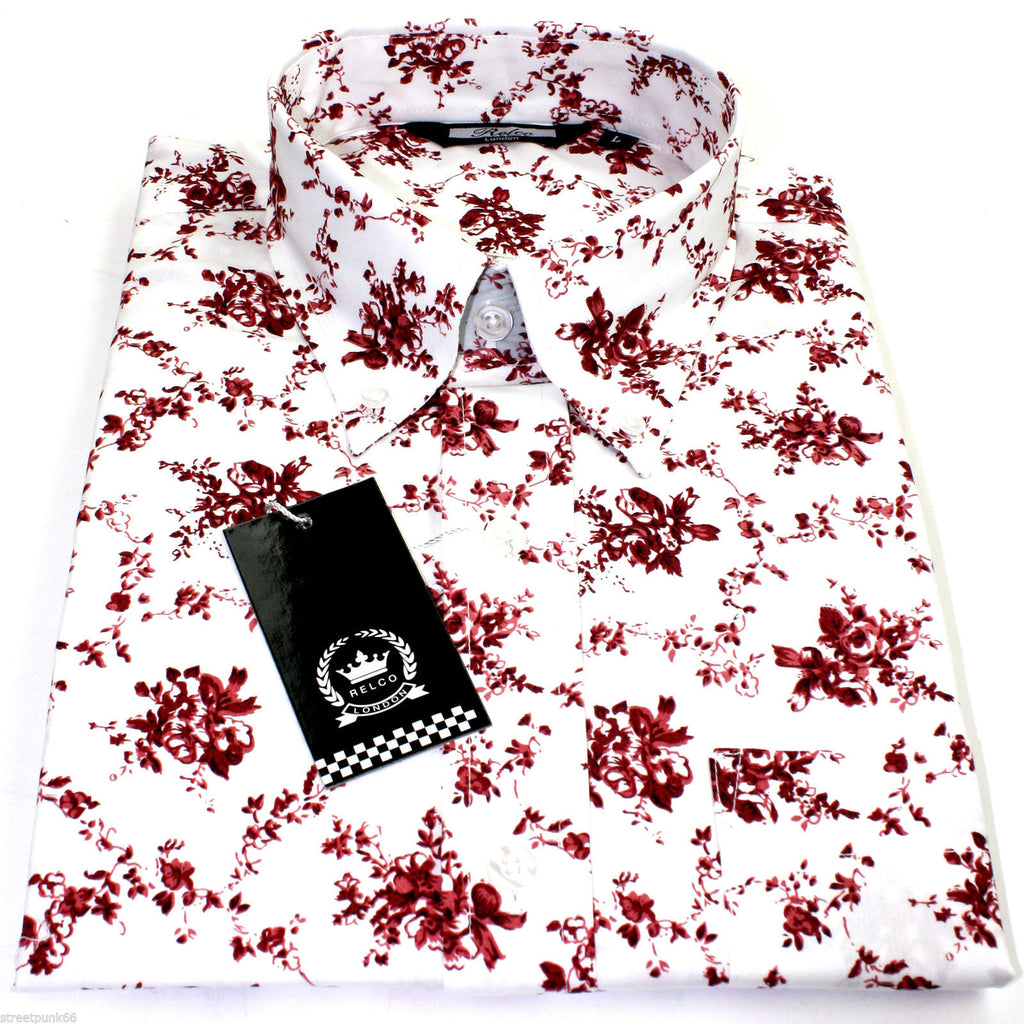 mens floral button down shirts