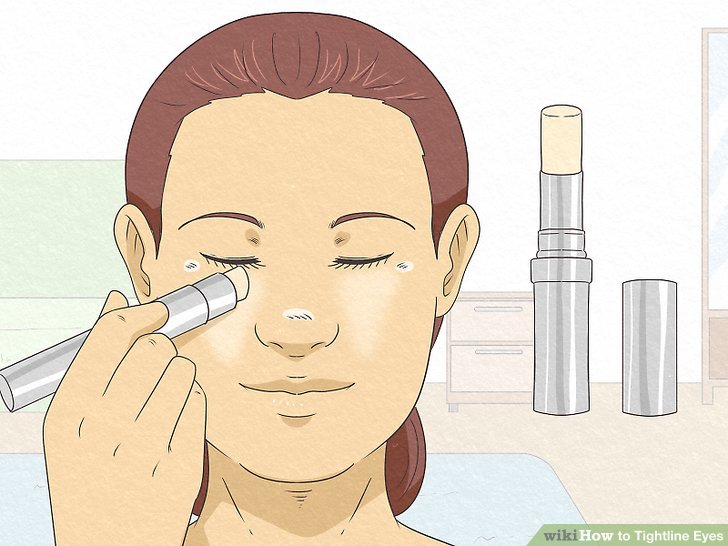 Bước 2: Che quầng thâm mắt bằng kem che khuyết điểm nếu cần