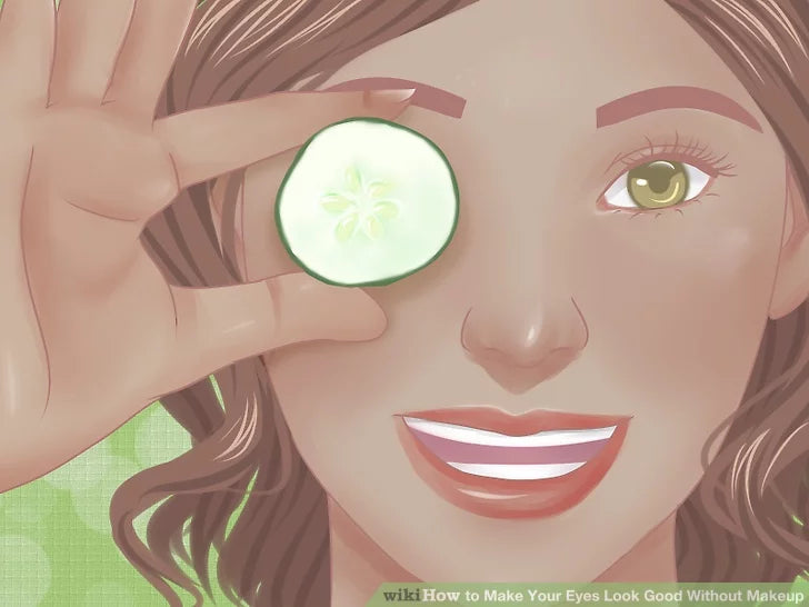 Bước 5: Chăm sóc vùng da quanh mắt của bạn bằng các biện pháp có thể thực hiện tại nhà.