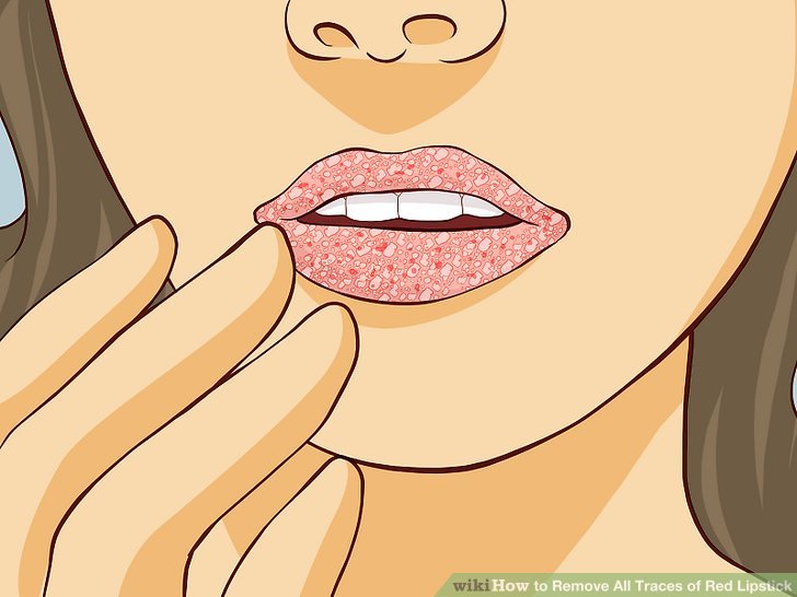 Bước 2: Làm sạch sâu đôi môi của bạn bằng sản phẩm tẩy da chết.
