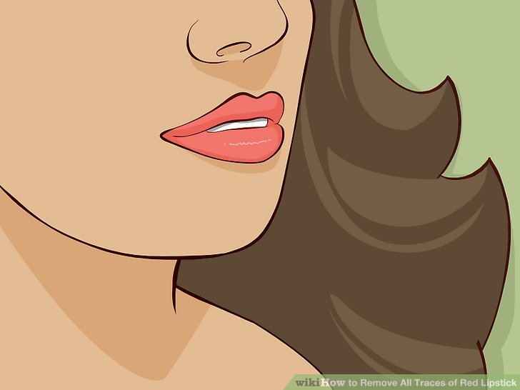 Bước 1: Hãy làm cho đôi môi thông thoáng.