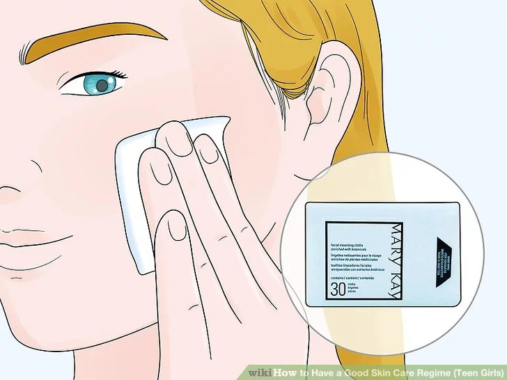 Bước 4: Mua một số loại khăn giấy đặc biệt để loại bỏ dầu thừa trên mặt nếu da mặt của bạn thực sự nhờn.
