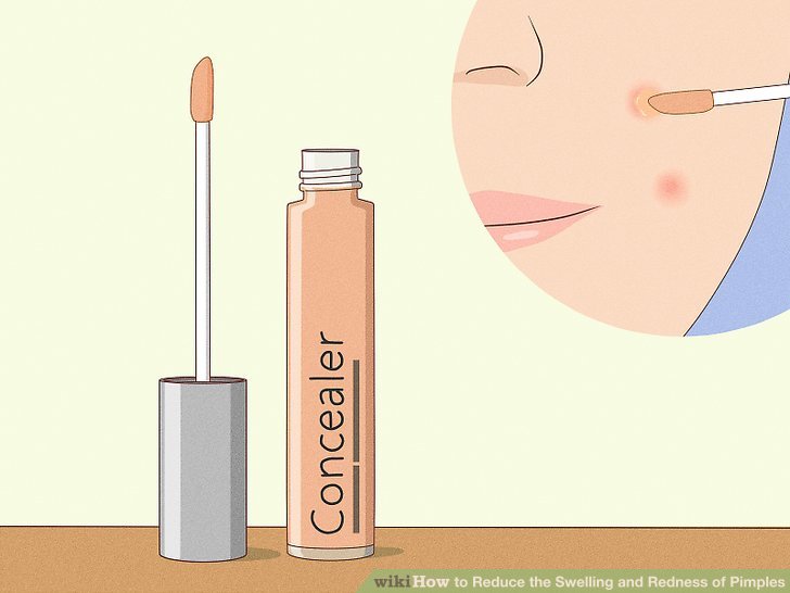 Che giấu mụn bằng lớp makeup