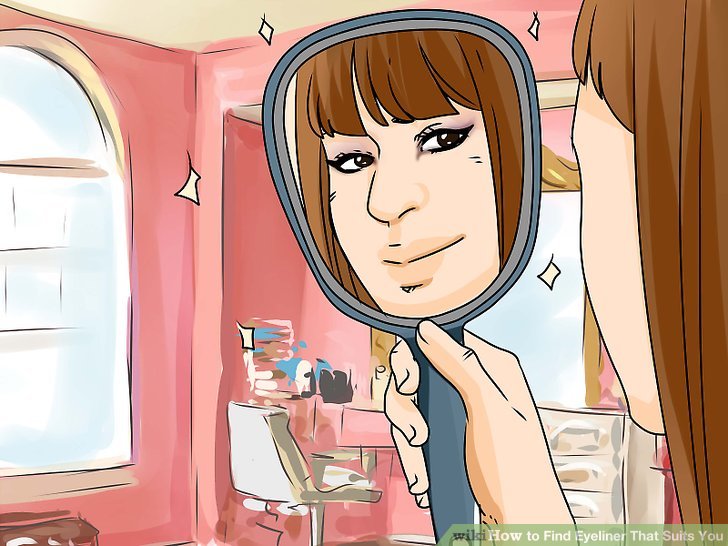 Bước 7: Hãy nhìn vào gương và đánh giá lại phần trang điểm mắt