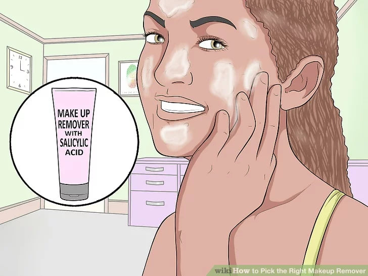 Bước 1: Sử dụng axit salicylic nếu bạn có làn da dầu.