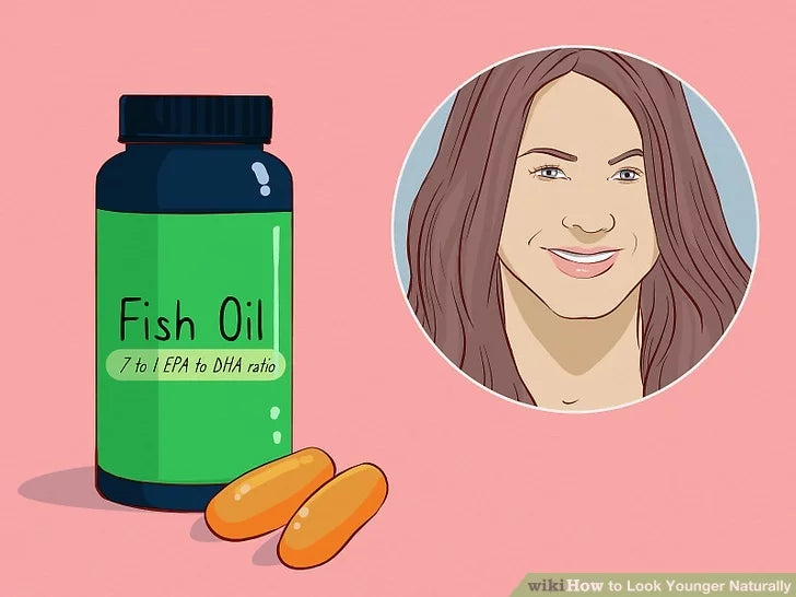 Bước 2: Uống bổ sung dầu cá để cải thiện tâm trạng và ngoại hình của bạn.