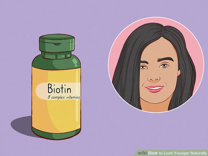 Bước 3: Bổ sung biotin để có mái tóc và móng tay khỏe mạnh.
