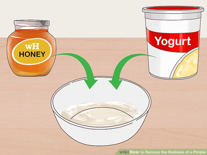 Bước 4: Hãy thử đắp mặt nạ sữa chua và mật ong để làm dịu vết sưng tấy