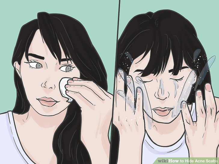 Bước 7: Rửa sạch lớp makeup trước khi đi ngủ để giảm thiểu tình trạng nổi mụn trong tương lai