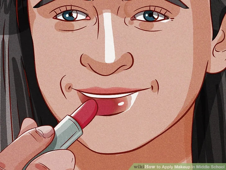 Bước 7: Sử dụng son môi lì để có hiệu ứng quyến rũ tinh tế.