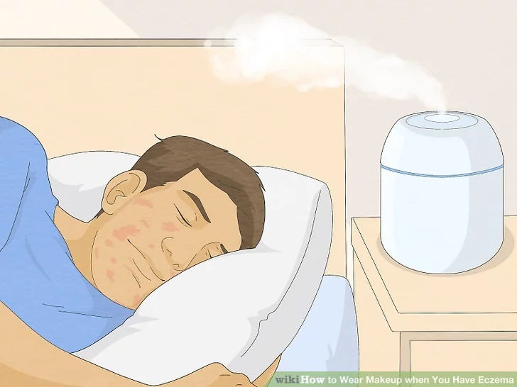 Bước 2: Sử dụng máy tạo độ ẩm trong phòng ngủ của bạn.