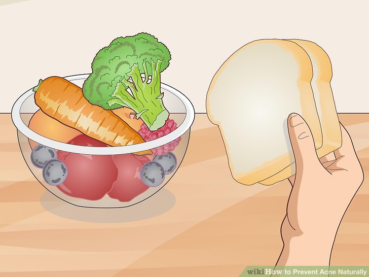 Bước 1: Kết hợp ngũ cốc nguyên cám, trái cây và rau củ quả vào chế độ ăn uống của bạn