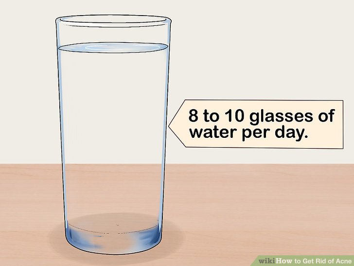 Bước 6: Uống nhiều nước