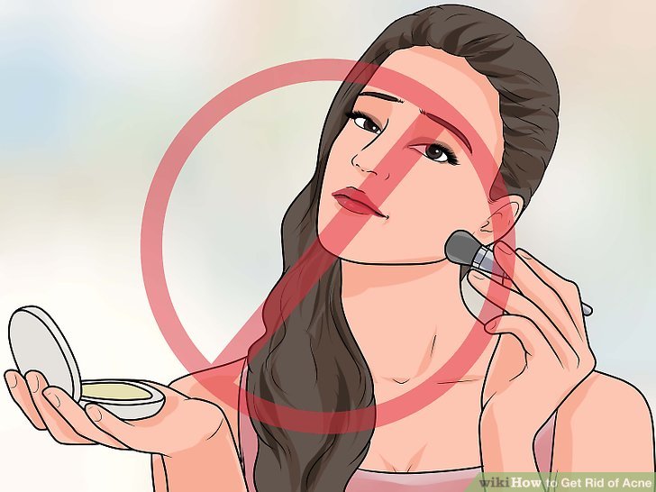 Bước 10: Ngừng sử dụng sản phẩm makeup, xịt dưỡng tóc hoặc kem dưỡng nếu chúng gây ra mụn