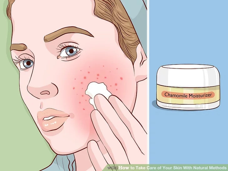 Bước 4: Sử dụng các thành phần làm dịu như hoa cúc hoặc lô hội nếu da của bạn nhạy cảm.