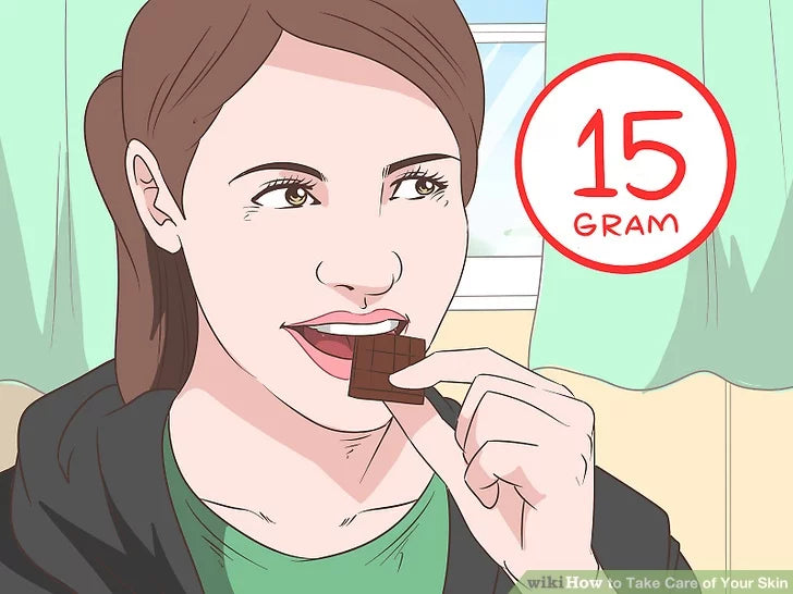 Bước 4: Ăn sô cô la đen nhưng có chừng mực.