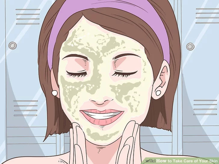 Bước 1: Sử dụng mặt nạ bột yến mạch nếu bạn có làn da mụn, nhạy cảm hoặc da dầu.