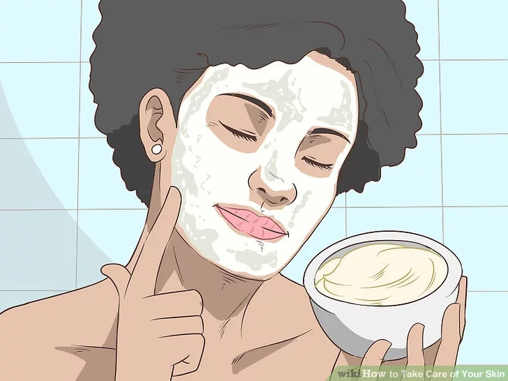 Bước 2: Hãy thử đắp mặt nạ sữa chua nếu bạn có làn da khô và xỉn màu.