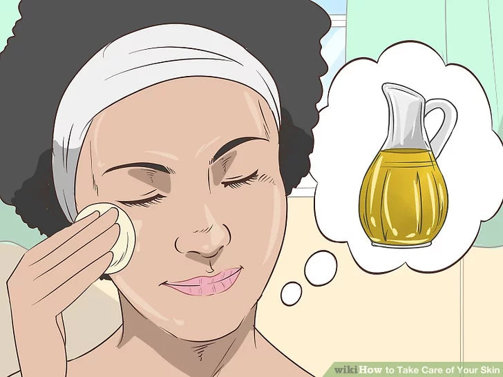 Bước 6: Sử dụng các loại dầu tự nhiên để dưỡng ẩm cho da của bạn.