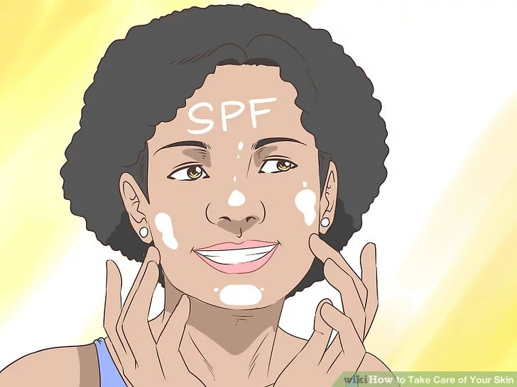 Bước 4: Bôi kem dưỡng ẩm hoặc kem dưỡng da khi da vẫn còn ẩm.