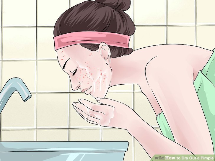 Bước 6: Làm sạch da mặt