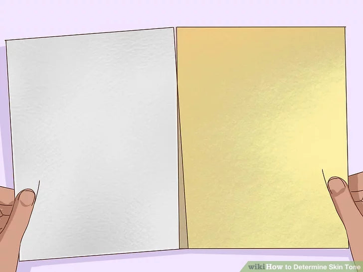 Bước 6: Sử dụng vàng và bạc hoặc trang sức để tìm tông màu da của bạn.