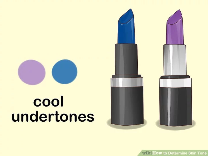 Bước 1: Hãy thử các màu son môi có màu xanh lam hoặc tím nếu bạn có làn da lạnh.