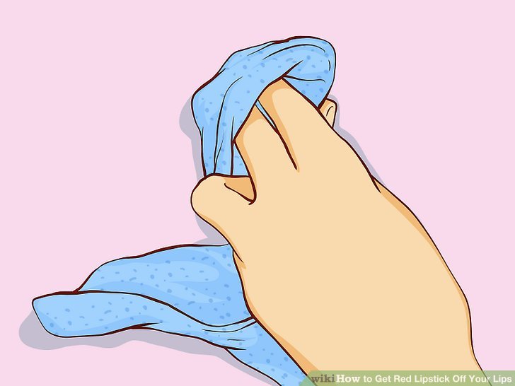 Bước 2: Che ngón tay của bạn bằng vải ướt.
