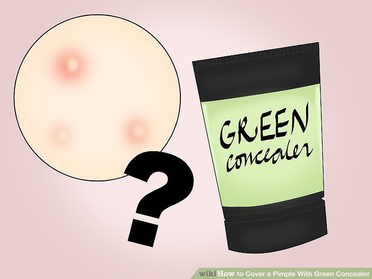Bước 4: Lưu ý kem che khuyết điểm màu xanh lá cây không phải là lựa chọn phù hợp để che phủ mọi khuyết điểm trên da
