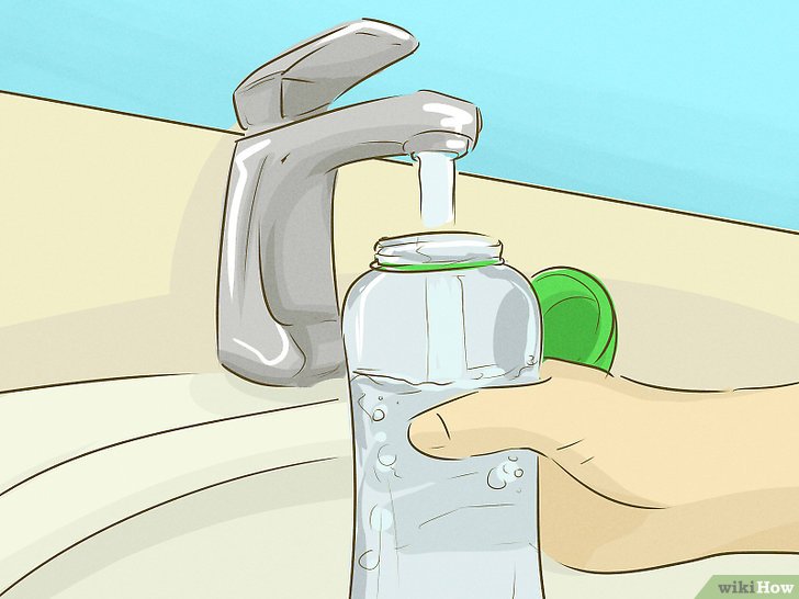 Bước 6: Sử dụng chai nước nhiều lần.