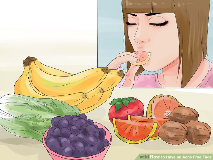 Bước 10: Những người ăn nhiều trái cây và rau, sử dụng ít sữa và đường, có xu hướng ít bị mụn hơn