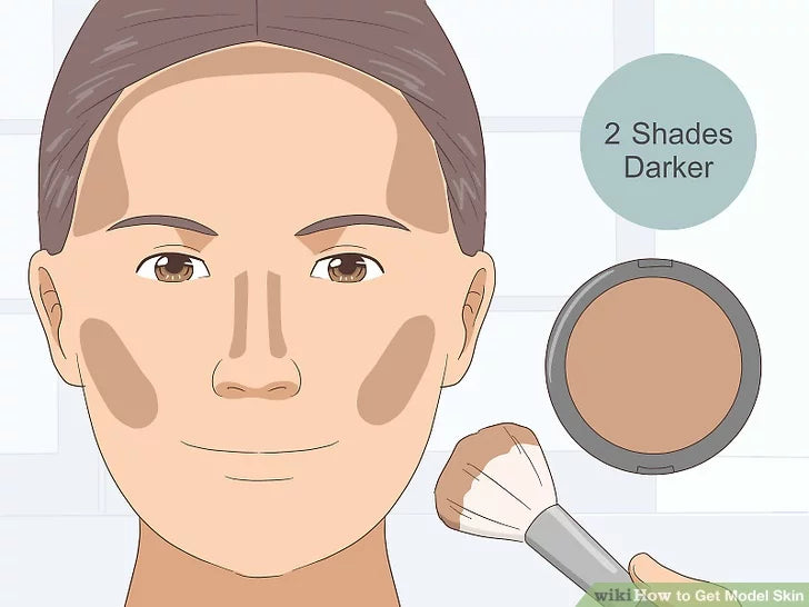 Bước 4: Tạo cho mình một làn da sáng khỏe với bronzer.