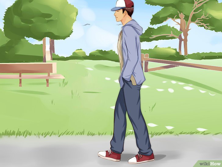 Bước 1: Đi dạo là một cách hiệu quả để giải tỏa căng thẳng và giảm bớt sự nóng giận.