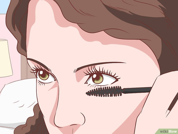 Bước 4: Nếu bạn muốn đôi mắt trông sáng hơn, bạn nên chọn Mascara màu nâu cho lông mi dưới.