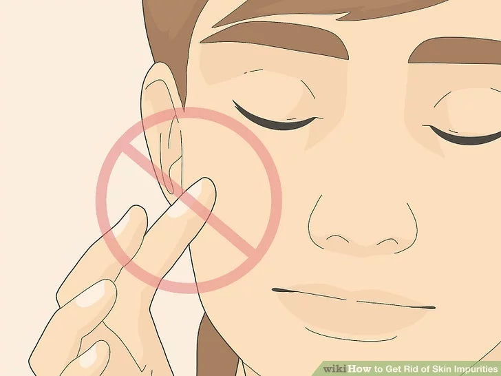 Bước 10: Chạm vào da của bạn càng ít càng tốt.