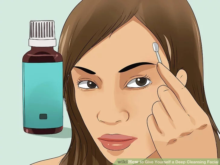Bước 6: Sử dụng các loại kem chống mụn để điều trị các nốt mụn trên da.