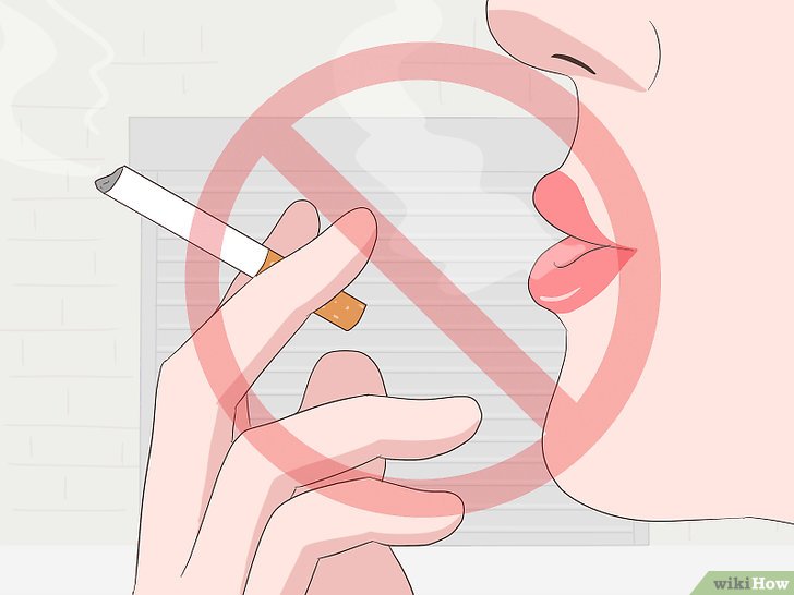 Bước 6: Hút thuốc là một thói quen xấu có thể gây ra nhiều vấn đề sức khỏe cho bạn và con bạn.