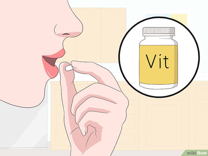 Bước 3: Uống viên bổ sung vitamin tổng hợp dành cho phụ nữ mang thai là một trong những cách để cung cấp các chất dinh dưỡng cần thiết cho sức khỏe của mẹ và bé.