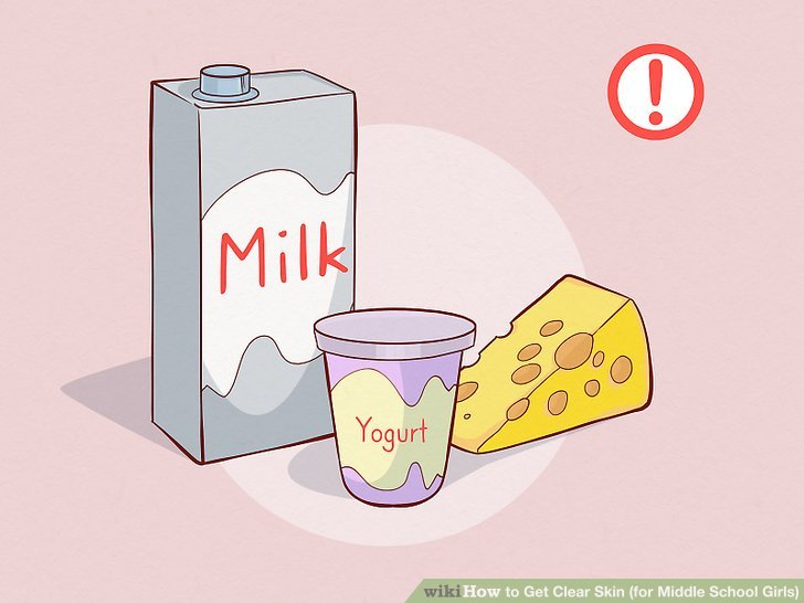 Bước 1: Hạn chế sử dụng các sản phẩm từ sữa